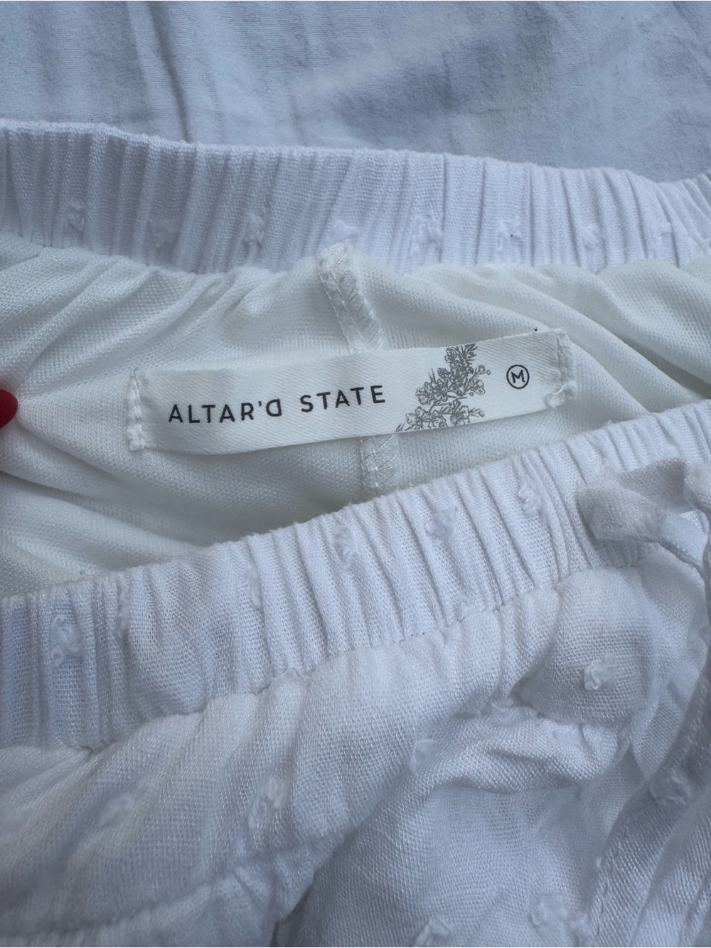 Altar’d State Rally Ruffle Mini Skort White Women’s Size M - Picture 4 of 8